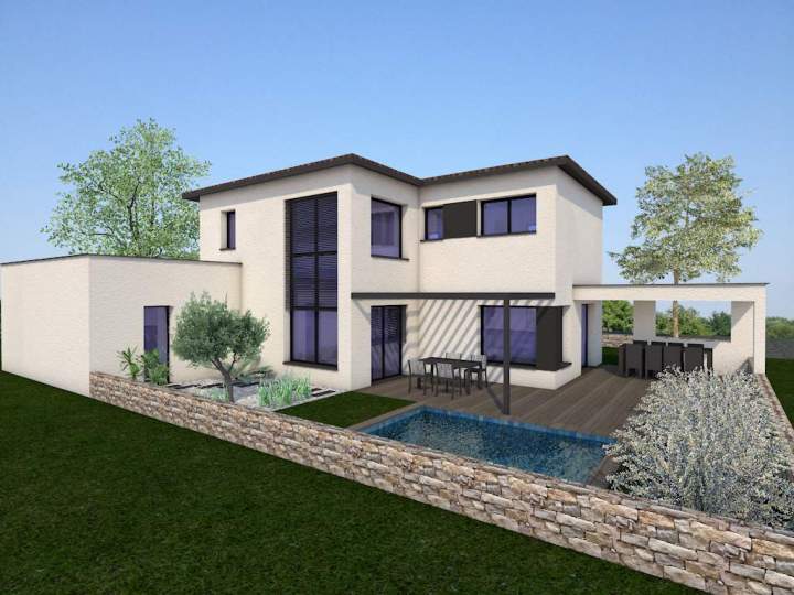 Design architectural de villa Villefranche-sur-Saône