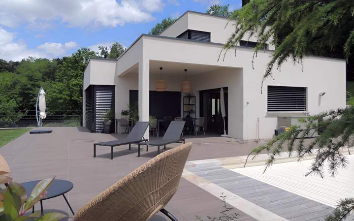 Maisons à toit plat qualifié Villefranche sur Saône